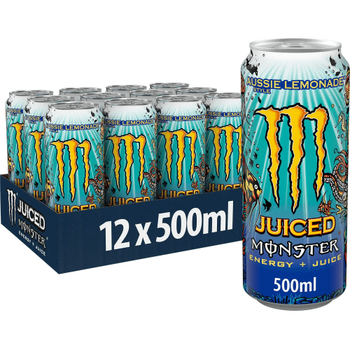 Monster Energy Drink Aussie Lemonade 12x500ml (Shipping Restricted)