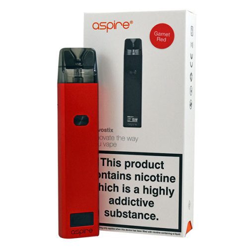 Aspire Favostix Pod Vape Kit Garnet Red