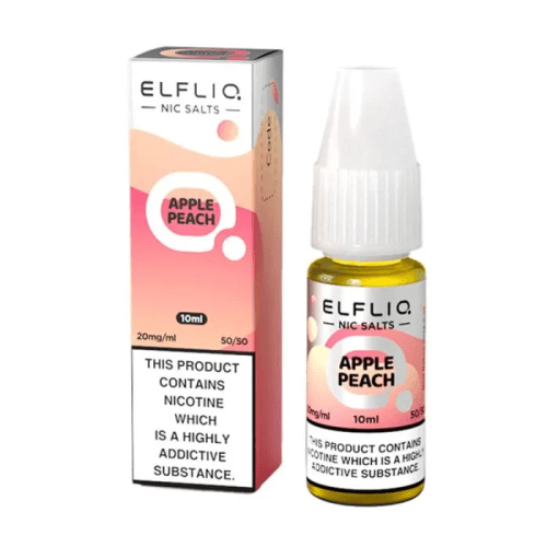 ELFLIQ Official Elf Bar Nic Salt 10ml Apple Peach - Single