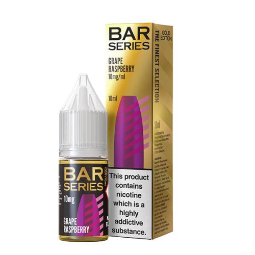 Grape Raspberry Nic Salt by Bar Series 10mg - Nic Salts UK