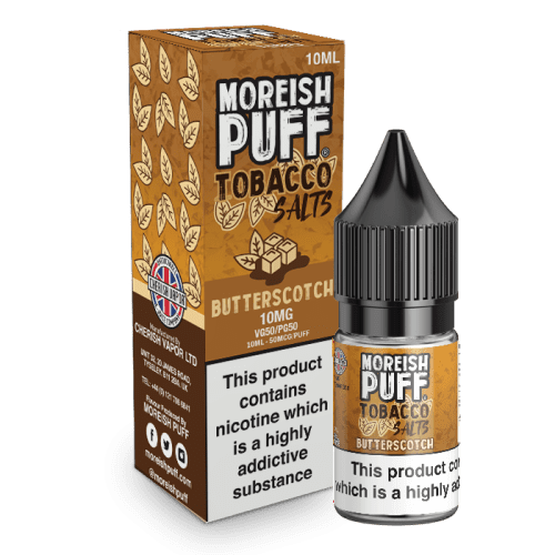 Butterscotch Tobacco Nic Salt by Moreish Puff 10ml