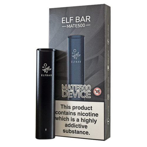 Elf Bar Mate 500 Pod Vape Kit - Black