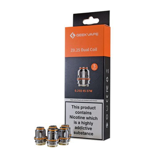 Geekvape Z Mesh Coils 5pcs/pack Z 0.25ohm Dual Coil