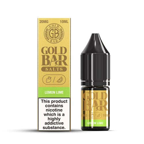 Gold Bar Lemon Lime 10ml Nic Salt - 20mg