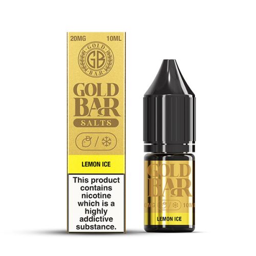 Gold Bar Lemon Ice 10ml Nic Salt - 20mg