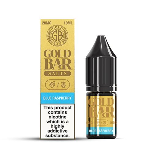 Gold Bar Blue Raspberry 10ml Nic Salt - 20mg