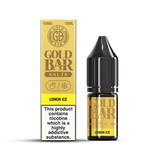 Gold Bar Lemon Ice 10ml Nic Salt - 10mg