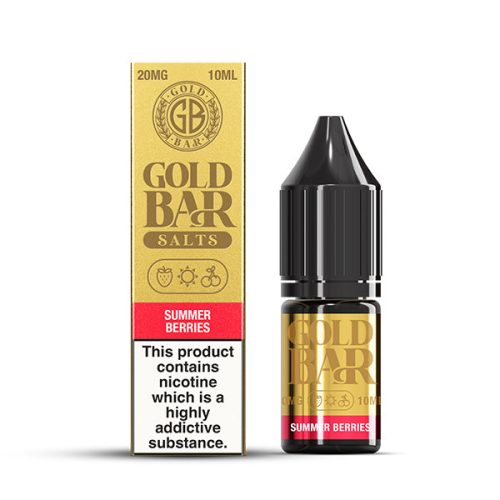 Gold Bar Summer Berries 10ml Nic Salt - 20mg