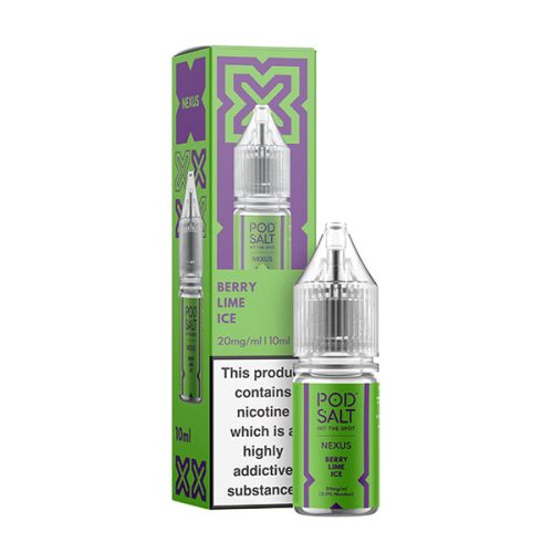 Berry Lime Ice Nic Salt by Pod Salt - Nic Salts UK