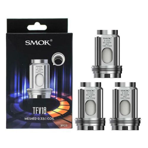 SMOK TFV18 Coils 3pcs/pack 0.33ohm Meshed