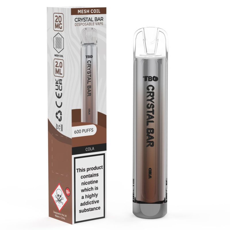 TBO Crystal Bar Disposable Vape Device Cola