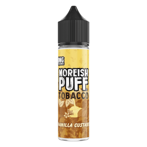 Moreish Puff Tobacco Vanilla Custard Tobacco 0mg 50ml Shortfill E-Liquid