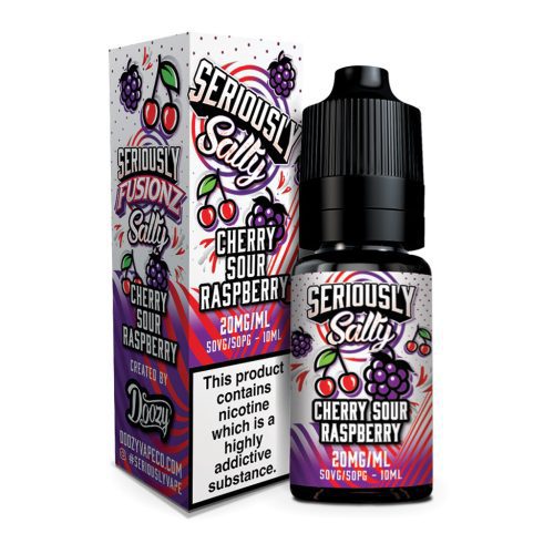 Cherry Sour Raspberry Seriously Fusionz Salty 10ml Nic Salt