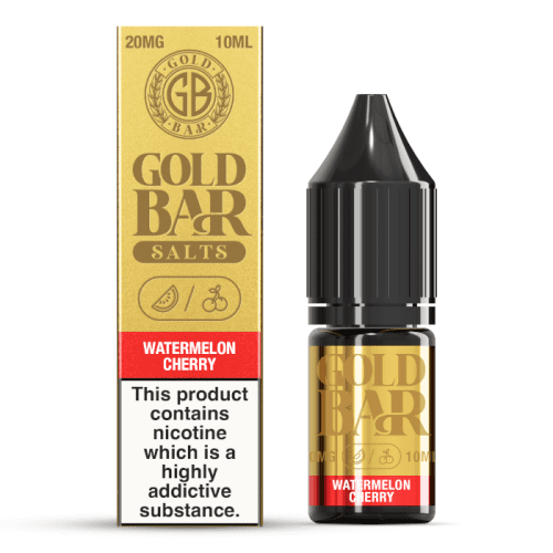 Watermelon Cherry Nic Salt by Gold Bar - Nic Salts UK