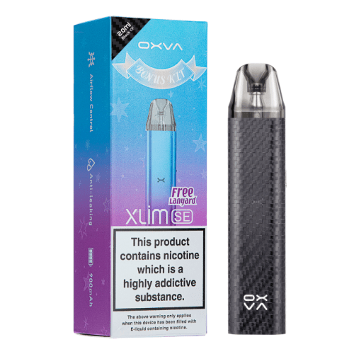 Oxva Xlim SE Bonus Vape Kit Black Carbon Fibre