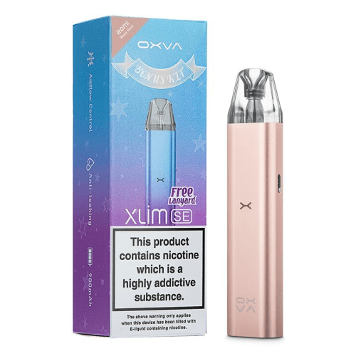 Oxva Xlim SE Bonus Vape Kit Rose Gold